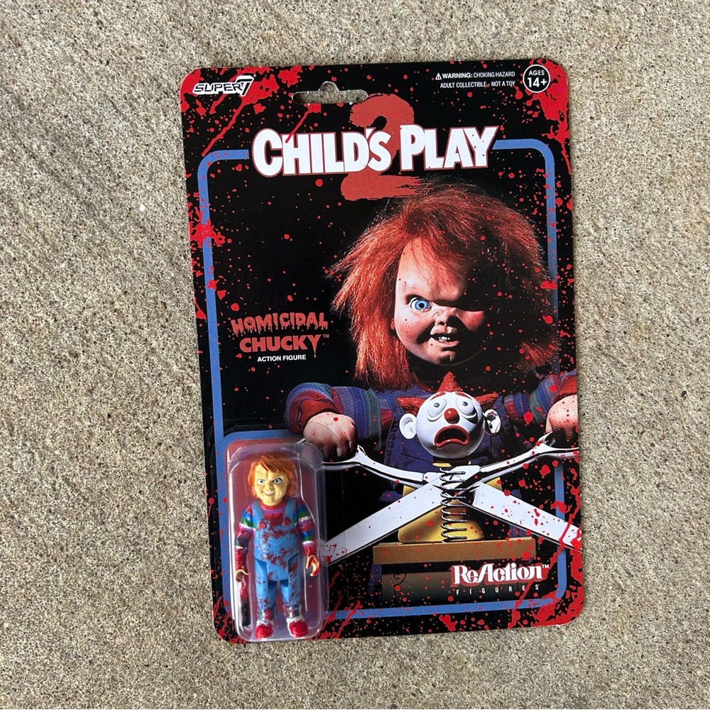 Child's Play ReAction Figures Wave 2 Homicidal Chucky Collectors Item